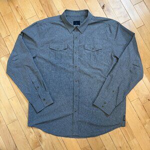 Prana Acension Travel Shirt Men's Long Sleeve XL EUC